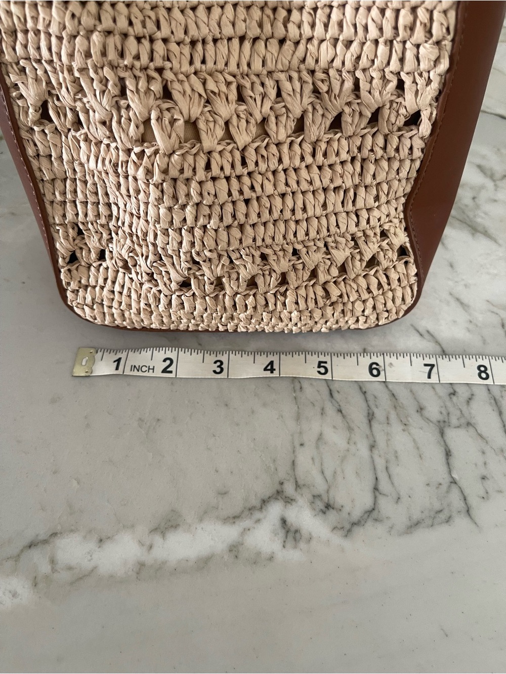 J. Crew Woven Crossbody Mini Tote Bag - Picture 8 of 9